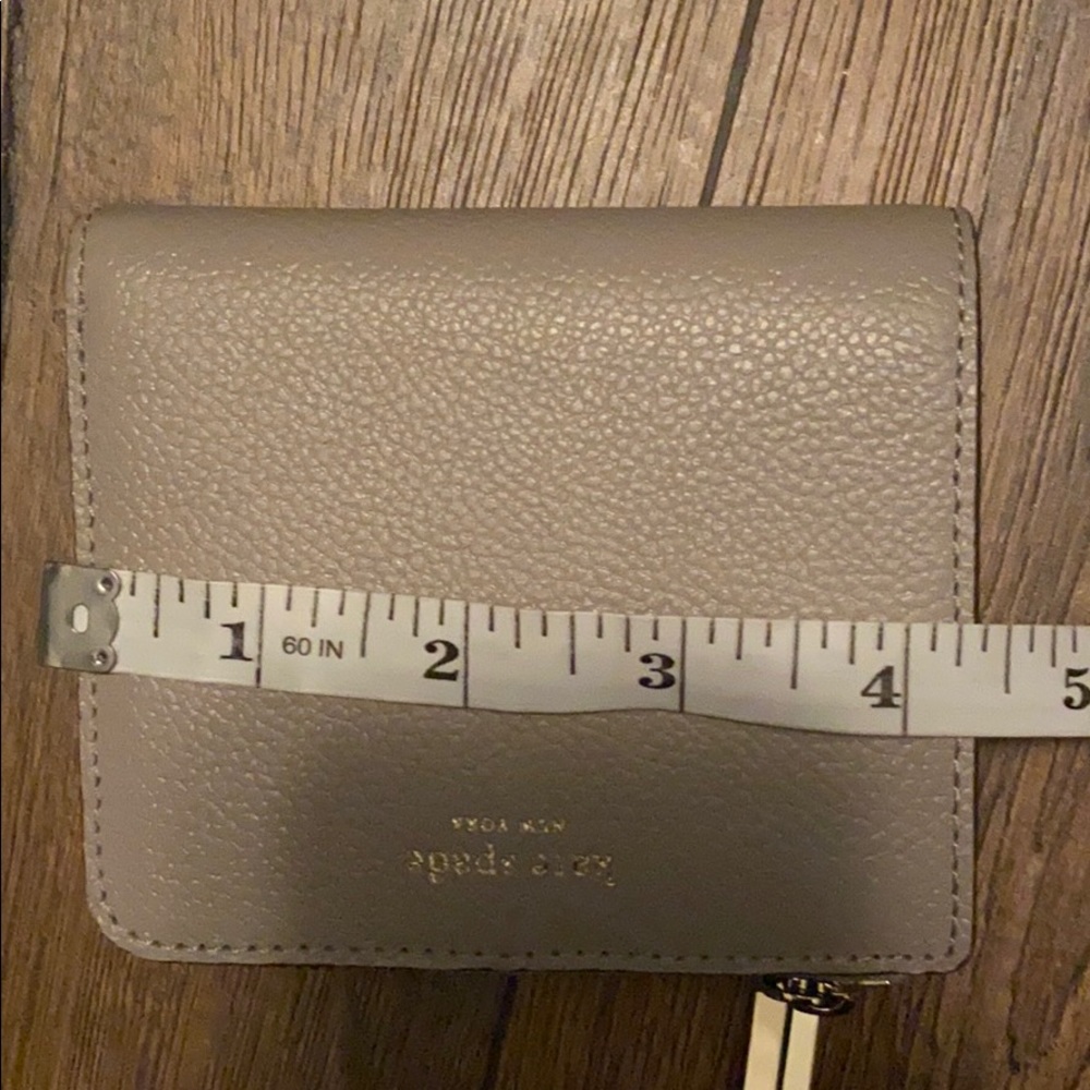 Kate Spade True Taupe Small Bifold Wallet - Picture 4 of 6